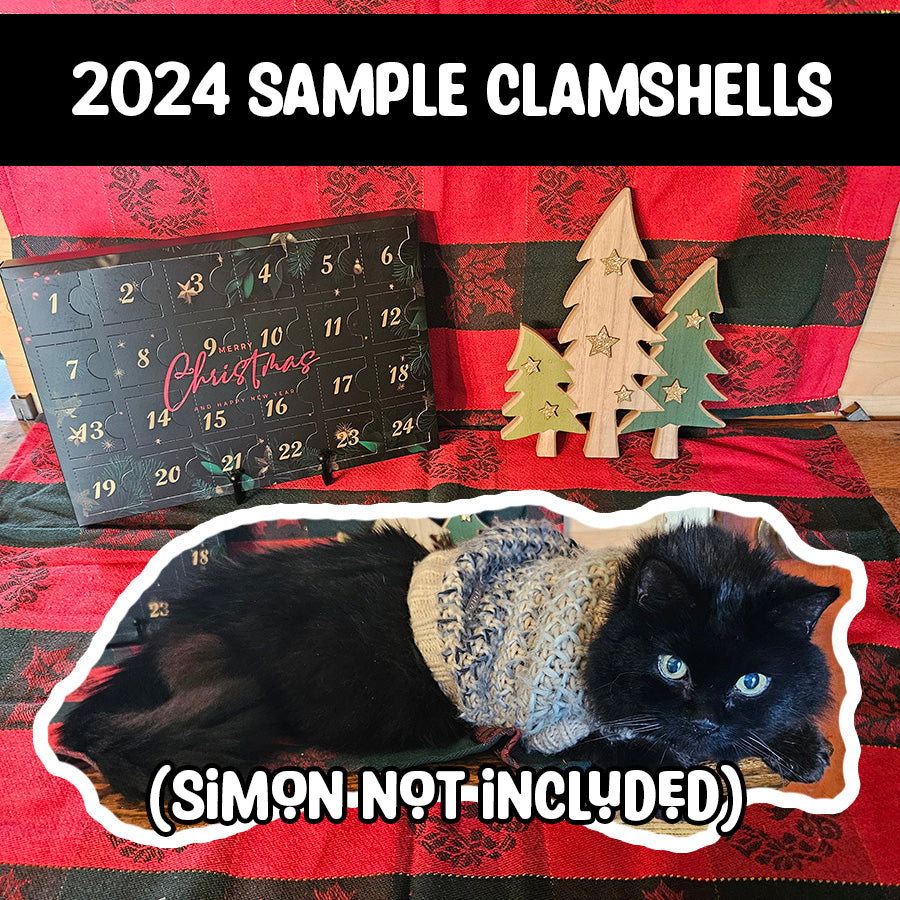 The 24 Days of Melt-mas 2024 - Sample Clamshells