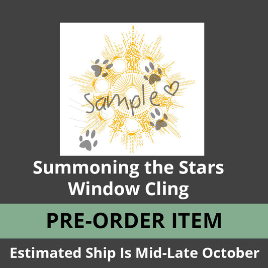 Summoning The Stars -  Window Clings (12in, PRE-ORDER)