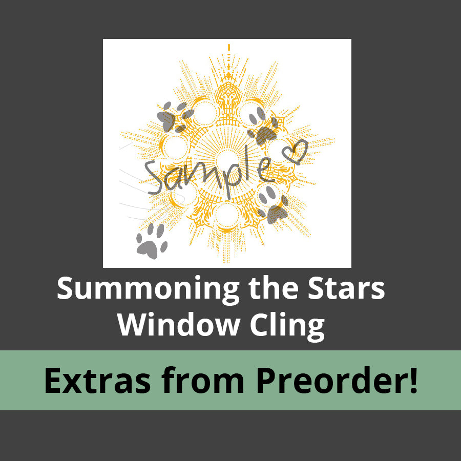 Summoning The Stars -  Window Clings (5in, In Stock)